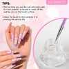 ZEOHBETY Nail Art Brushes, 5Pcs Nail Art Liner Brushes, Dotting