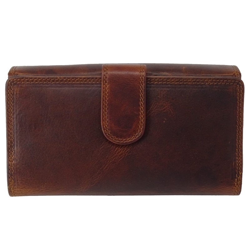 Golden Deer XXL Large Purse Women Men Many Compartments Leather