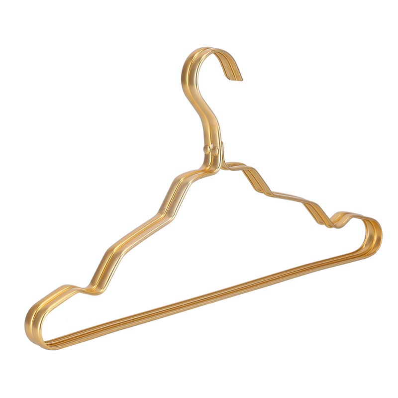 10Pcs Clothes Hanger WearResistant Enlarged Thickened SpaceAluminum NonSlip Clothes Hanger