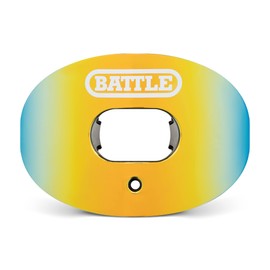Battle Protector bucal de oxígeno para adultos y jóvenes (dorado/azul)