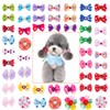 Berkelen Dog Hair Accessories, Pack of 50 Dog Hair Bows