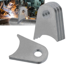 OywhC Weld on Tabs, Steel Shock mounts, Universal Weld on Tabs Axle Mount with a 1/2" Hole. 2-3/8" Height, 1-3/4" Wide, 1/4" Thick Fits 1.5" to 1.8" Axle Pack of 4 Tabs Steel Mounting Bracket OywhC-7