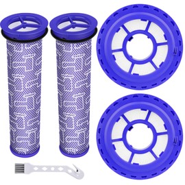 Scienraise Replacement Kit Compatible with Dyson DC41, Ideal for DC41, DC65, DC66, UP13, UP20 Vacuums, Features 2 Post-Motor Filters and 2 Pre-Motor Filters, Replaces Part 920769-01 & 920640-01