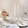 IYOUYA Clear Candlestick Holders 24PCS, 2.1" H Taper Candle Holders