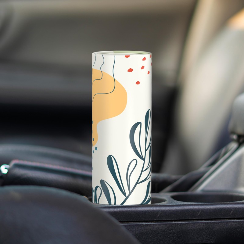 UBTKEY Car Tissue Holder with 3-ply Facial Tissues Bulk, Round