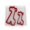 Custom Cutters Giraffe Set of 2 Value Cookie/Fondant Cutters Pair