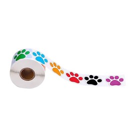 Pegatinas Adorables De Huellas De Animales De Etiquetas Hechas Mano Para Envolver Decorar Bolsas De Dulces y Empaques De Repostería