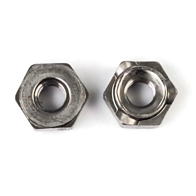 Hex Weld Nuts Steel Long Pilot 3 Projections - UNC