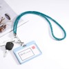 Soleebee Card Holder Lanyard Bling Rhinestone Lanyard with Key Ring