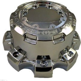 Unbranded 4pcs HD Fast Chrome Ultra Wheel Center Hub Cap 89-9880 8 Lugs +Screws