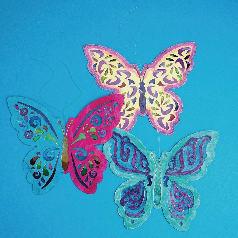 Butterfly Mandala Sun Catchers (Pack of 24)