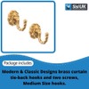 Modern & Classic Designs Screw In Tassel Hold Rosette Hook