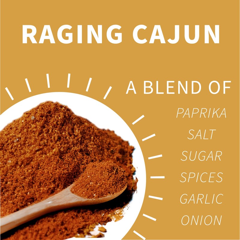 Chef Kenny Gilbert's Ultimate Spice Blend Raging Cajun Seasoning, No