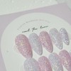 Moonlit Veil Handmade Nail Tip - Stiletto / Moonlit Veil