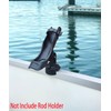 Brocraft Pontoon Boat Rod Holder Mount /1-1/4 inch Square Rail