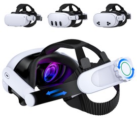 Head Strap for Quest 3S/Quest 3/Quest 2,Quest 3 Elite Strap Replacement Enhanced Support Comfort,VR Accessories Compatible with Oculus Quest 3 Headstrap Reduce Facial Stress Mac Games