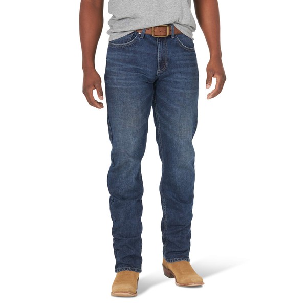 Wrangler Jeans Ajustados de Pierna Recta para Hombre, 20 Unidades, DC, Azul (Blue Bonnet), 28W x 32L