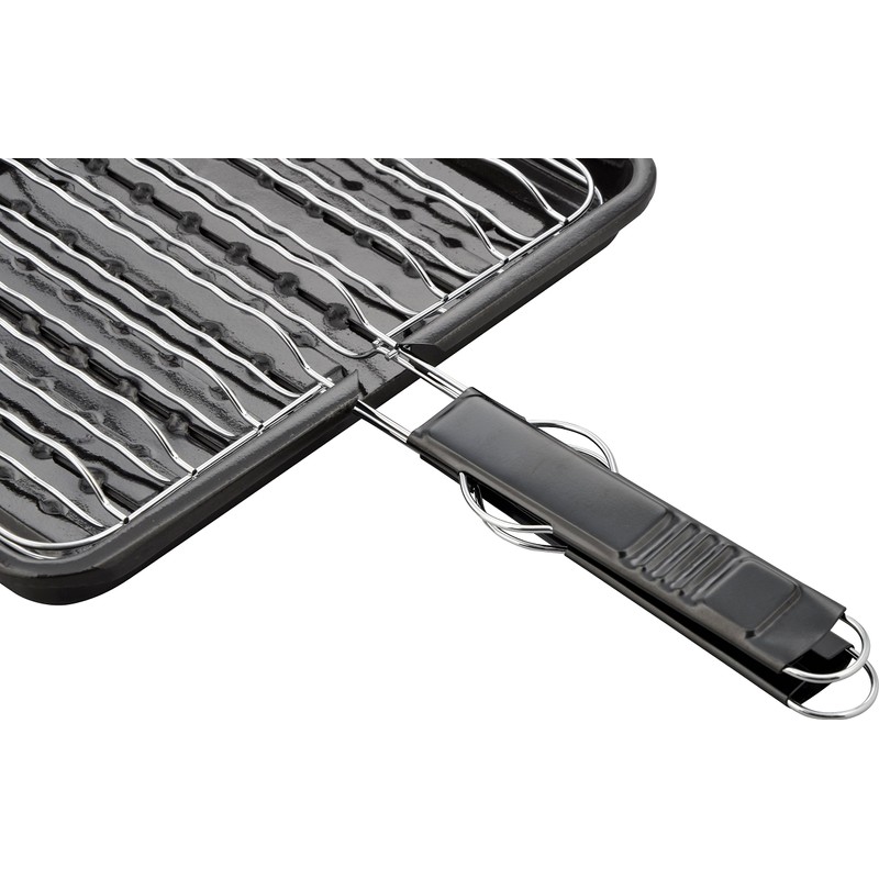 Wahei Freiz YR-3959 Yakitsudzumi Grilling Mesh, Cross- Grilling, Flip to