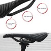 Carbon Fiber Bicycle Saddle Streamlined Design Mountain Bike Road Bike