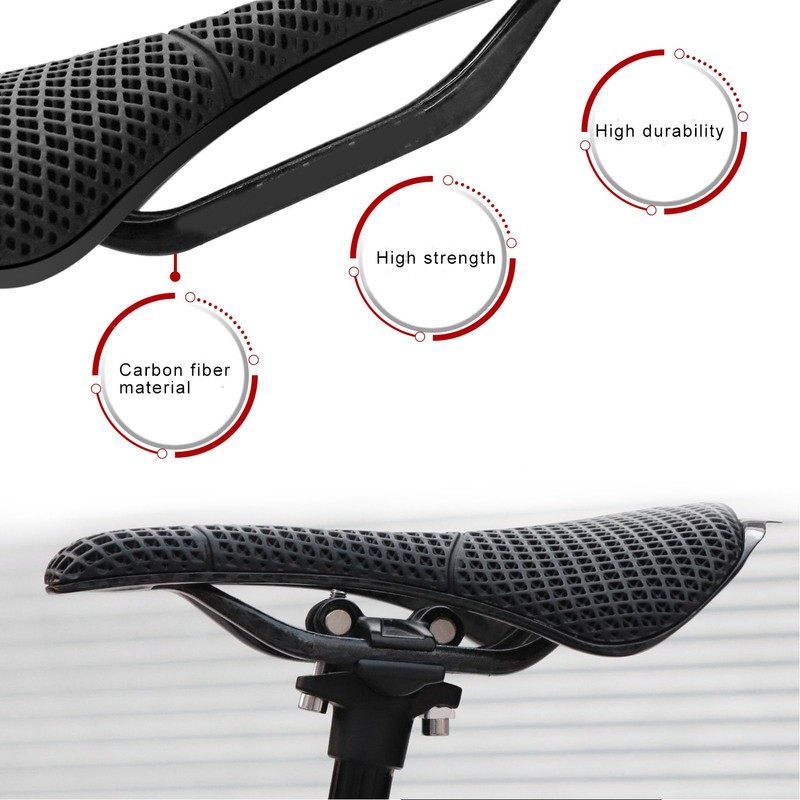 Carbon Fiber Bicycle Saddle Streamlined Design Mountain Bike Road Bike