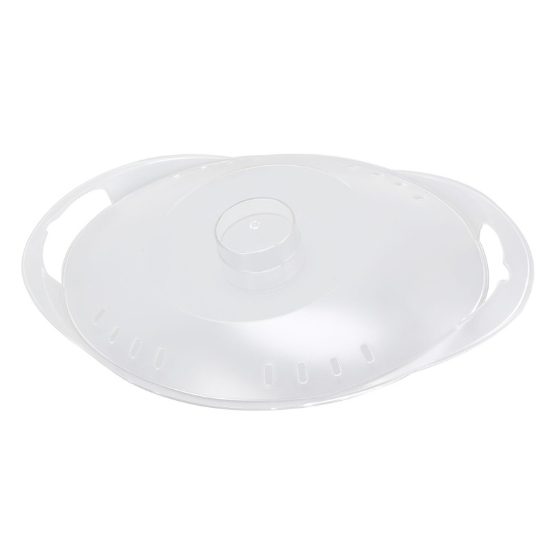 Kitchen Food Processor Robot Lid PC Heat Resistance Steaming Pan