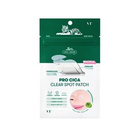 VTCOSMETICS(ブイティコスメテックス) VT スポットパッチ 3種 敏感肌 肌荒れスキンケア 毛穴ケア シート状美容液 (プロCICA クリア スポットパッチ)