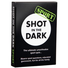 Shot in the Dark: Sport Quiz Edition | 2+ players | Fun Family Card Game for Sport-mad Adults & Kids