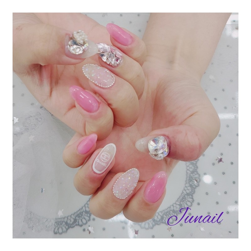 ❣️Pink Pixie handmade nail tip ✨ - Short C curve