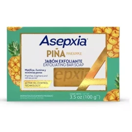 Asepxia PIÑA PINA EXFOLIATING BAR SOAP Jabon Barra Exfoliante 3.5 oz  (100g)