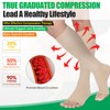 Compression Socks, 20-30 mmHg Graduated Knee-Hi Compression Stockings for Unisex,
