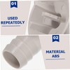 2.6cm Drain Hose Connector for Air Conditioning Polypropylene (PP) Drain