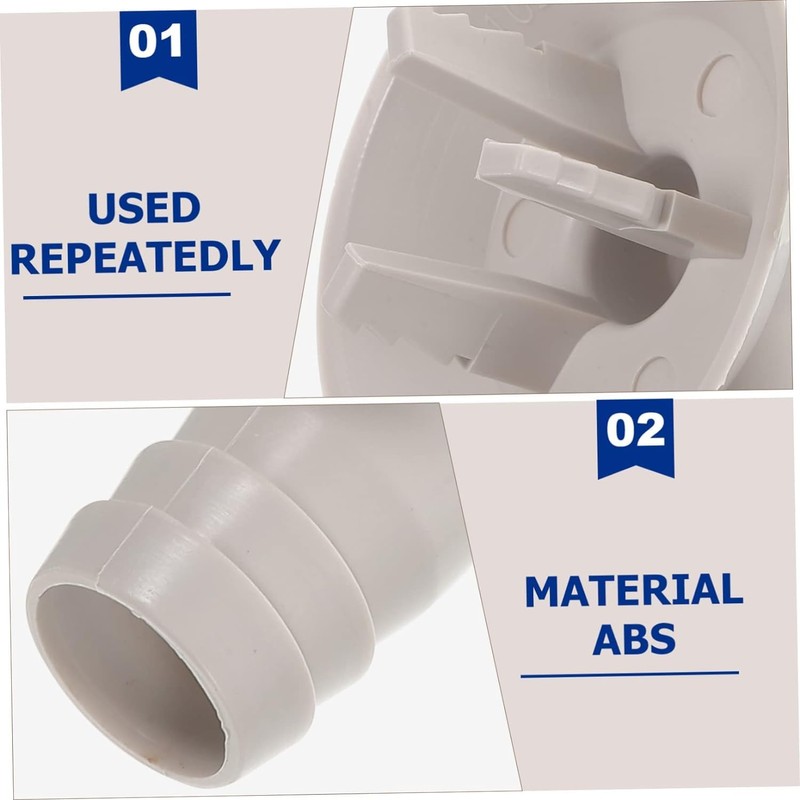 2.6cm Drain Hose Connector for Air Conditioning Polypropylene (PP) Drain