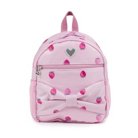 Mother Garden Children's Backpack, S Size, Retro Strawberry Pattern