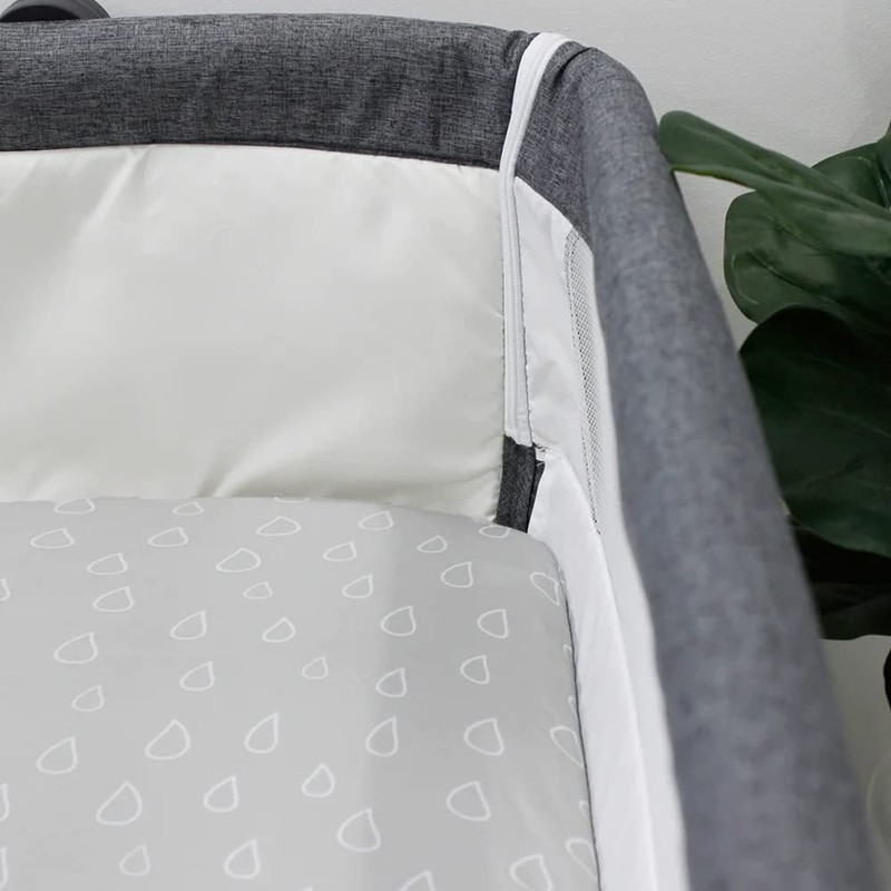 2PK Bubba Blue 55x84cm Nordic Jersey Co-Sleeper Fitted Sheet 0-12m