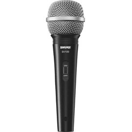 Shure SV100 Micrófono Vocal Cardioide para Voces, Karaoke, Multimedia e Instrumentos
