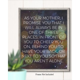 Motherhood Quote - Gift for Mothers or Gift For Children - Mother's Day Appreciation Gift for Mothers or Gift from Mothers to Children - Birthday Gifts for Mom - 11x14 unframed print