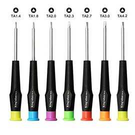 Juego de destornilladores de 8 piezas con cabeza triangular para juguetes electrónicos, kit de herramientas de destornillador magnético con cabeza triangular para reparación de la serie de