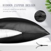 OLESILK 100% Silk-Pillow-Cases for Hair and Skin, 25 Momme -Black,