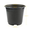 KINGLAKE 50 Pcs 6" Plastic Plants Nursery Seedlings Pots Flower
