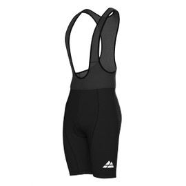 DANISH ENDURANCE Men's Cycling Shorts or Cycling Shorts Cycling Bib Shorts Cycling Shorts with Seat Pad for Men, Black/Black Shorts