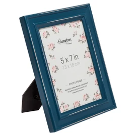 Hampton Frames PALOMA Teal Blue Shabby Chic 5x7" 13x18cm Distressed Wood Photo Frame PAL301957TL