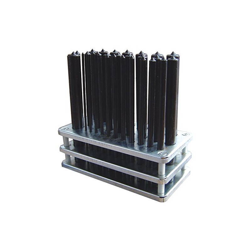 Transfer Punch Set, 3/32 to 17/32 In, 28Pc