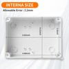 BUCOMTU Junction Box Outdoor Waterproof Junction Box Surface-Mounted IP65, 150