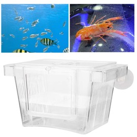 Self-Floating and Wall-Mounted Breeding Box, Upgraded Acrylic Tank Divider, Small Size Hatching for Protecting Baby Fish