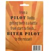 TOPGUM Biter Pilot Airplane Teething Toy 100% Natural Havea Rubber