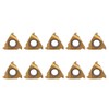 10pcs 11ER A60 1/4" Carbide Blade Insert CNC Lathe Cutter