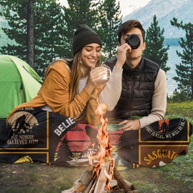 TOBUNKIEN Bigfoot Gifts, Big Foot Sasquatch Gifts, Bigfoot Gifts for Men, Sasquatch Gifts for Men, Big Foot Sasquatch Gifts for Kids, Bigfoot Gift for Women Adults Throw Blanket 60"X 50"