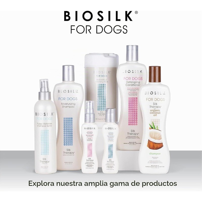 BioSilk for Dogs Silk Therapy Detangling Dog Shampoo