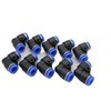8 mm IQS Pneumatic Angle Connector 90° Pack of 10