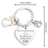 Fodfgxf Keychain - Cat Gifts for Women, Cat Lovers, Adults